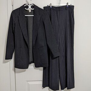 HM Navy Stripe Suit Set (2PC Suit/Blazer&Pants)